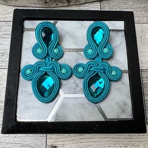 Elegant Art Deco-Inspired Earrings - Evening Gown Earrings - Stylish Earrings